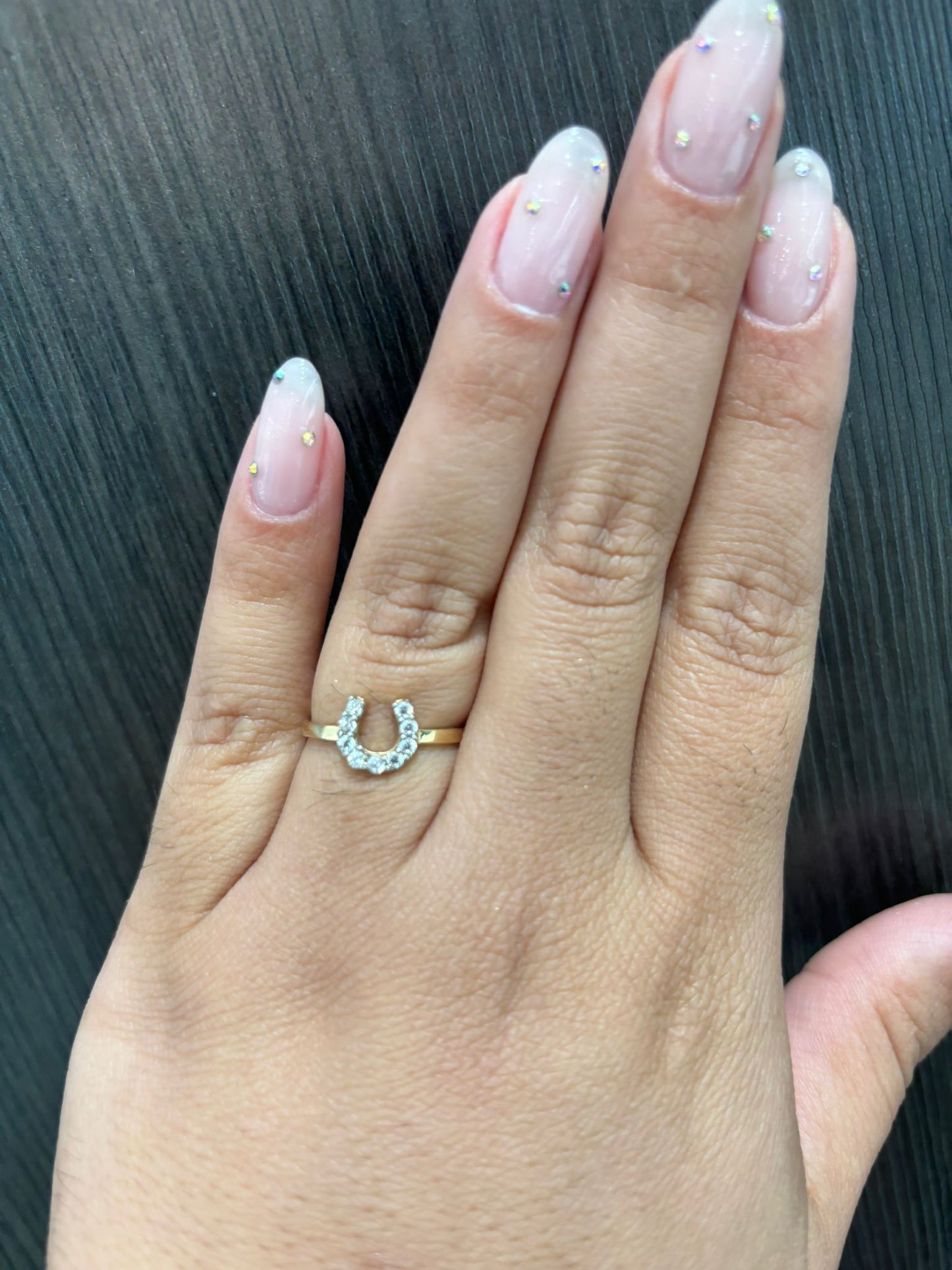 Anillo herradura suerte
