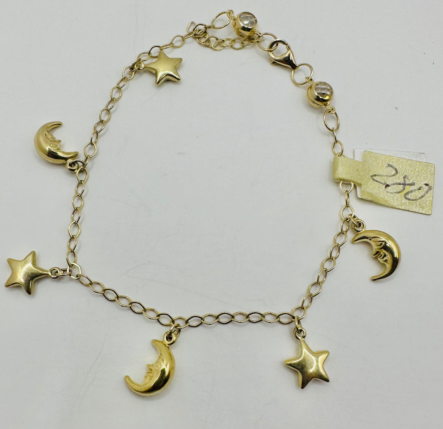 Manilla luna y Estrella 14 k
