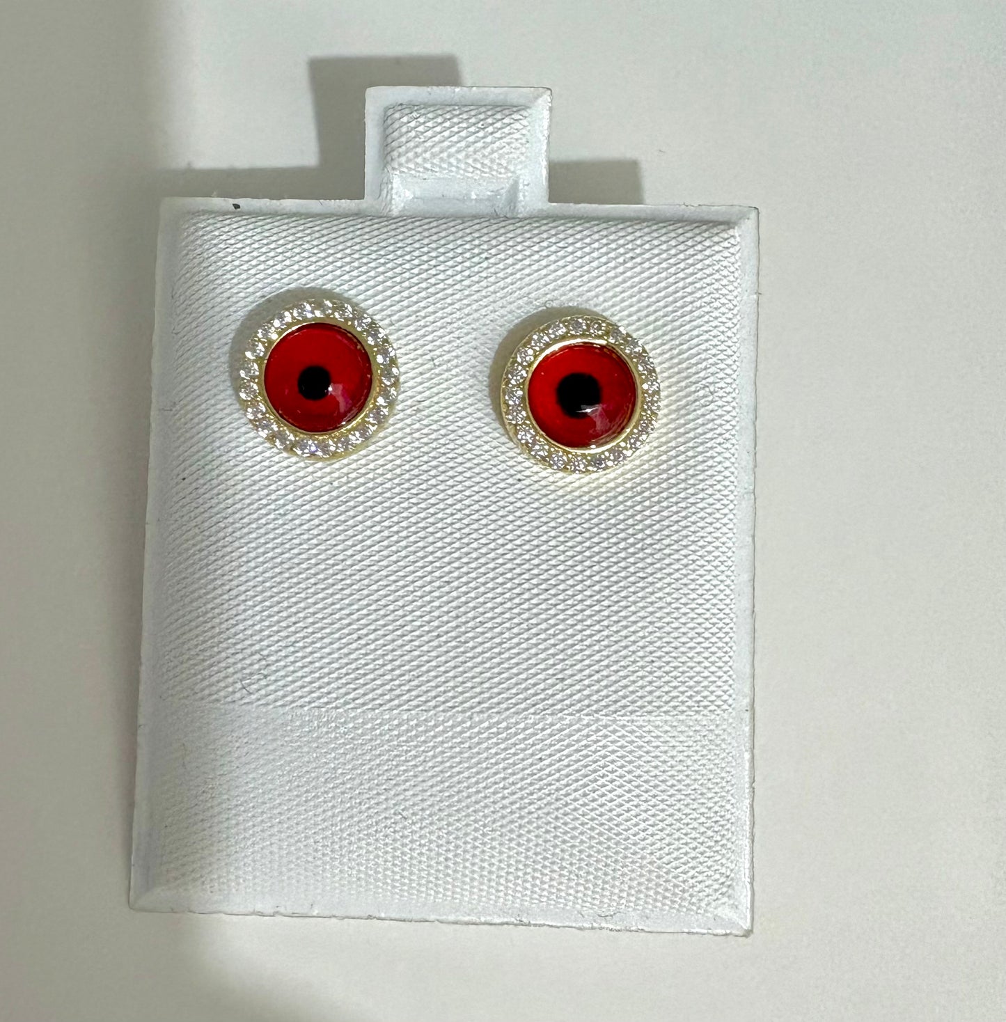 Arete de ojo turco 14 k