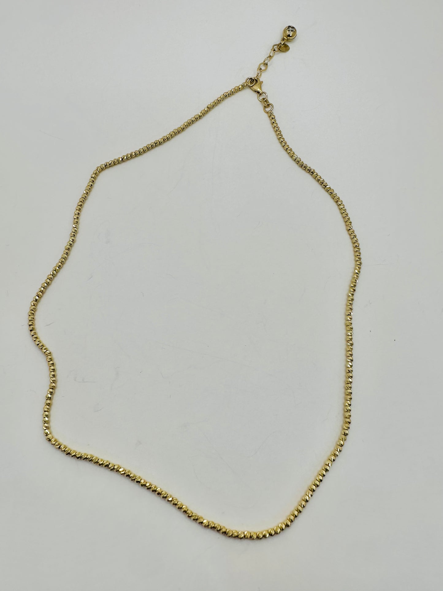 Cadena balinés 14 k sólida