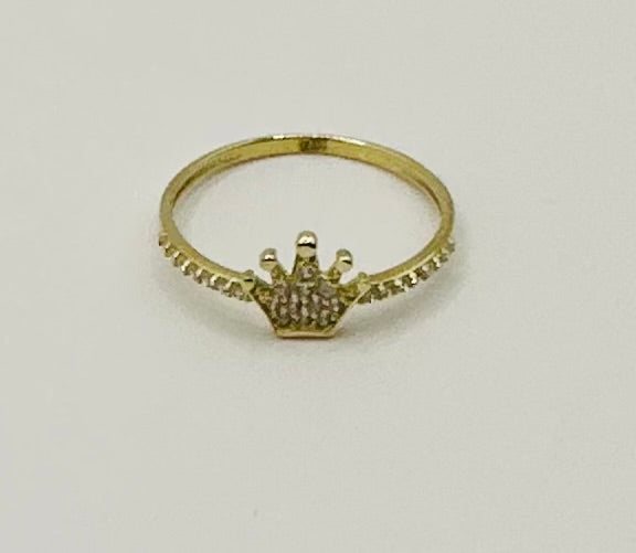 Anillo corona 10 k
