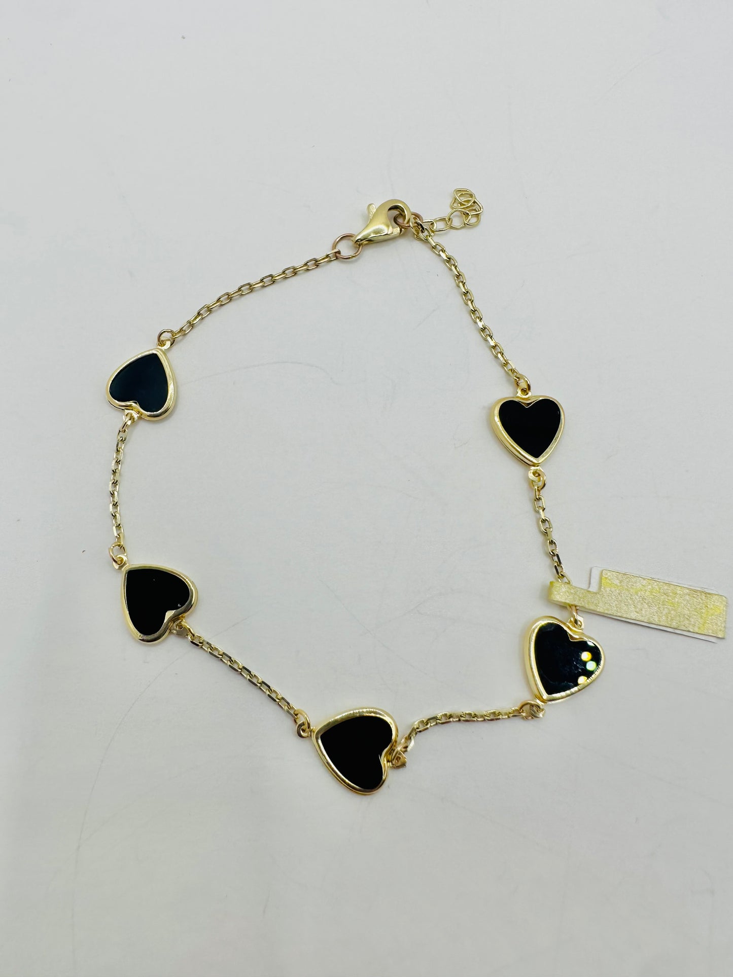 Manilla corazón negro 10 k