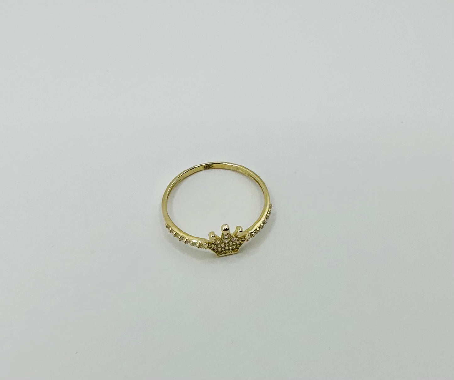 Anillo corona 10 k