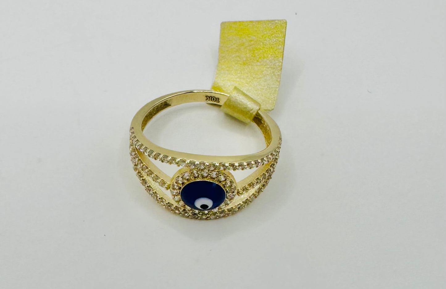 Anillo ojo turco 10 k sixe 8