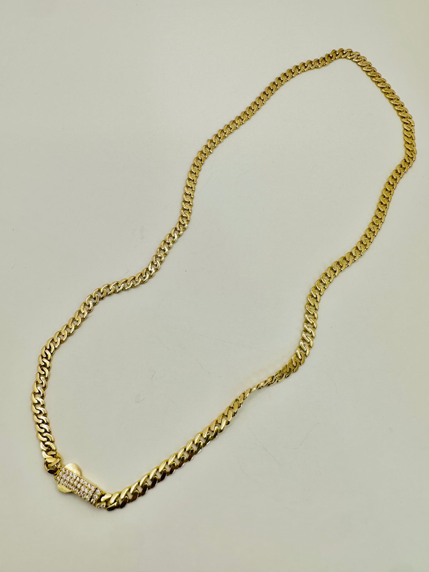 Cadena baby Mónaco 14 k sixe 16