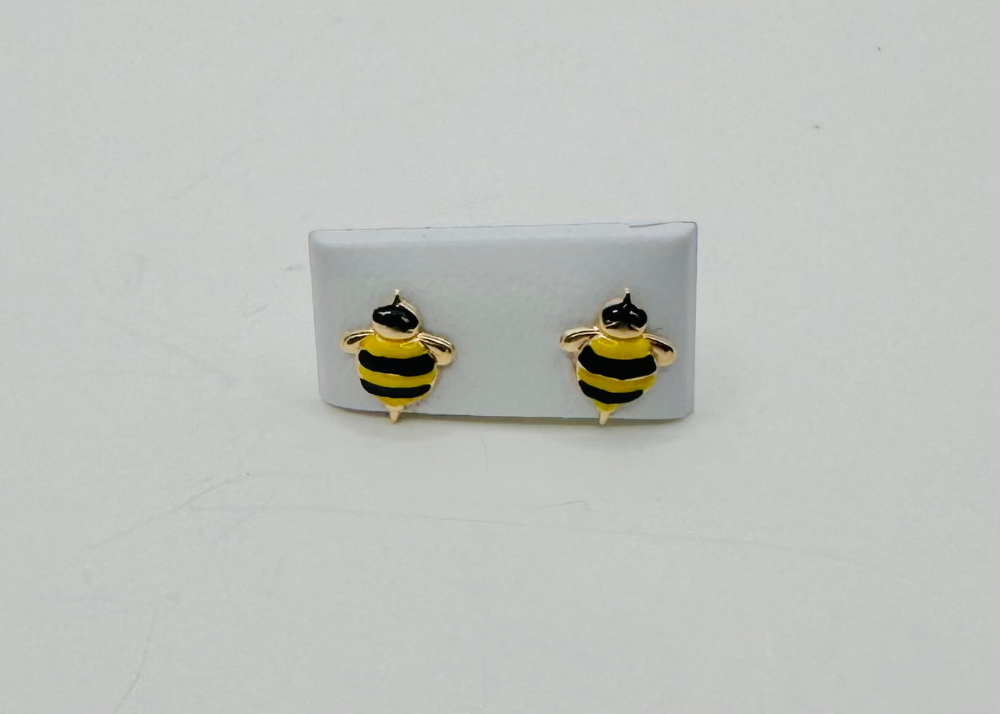 Arete abeja 14 k