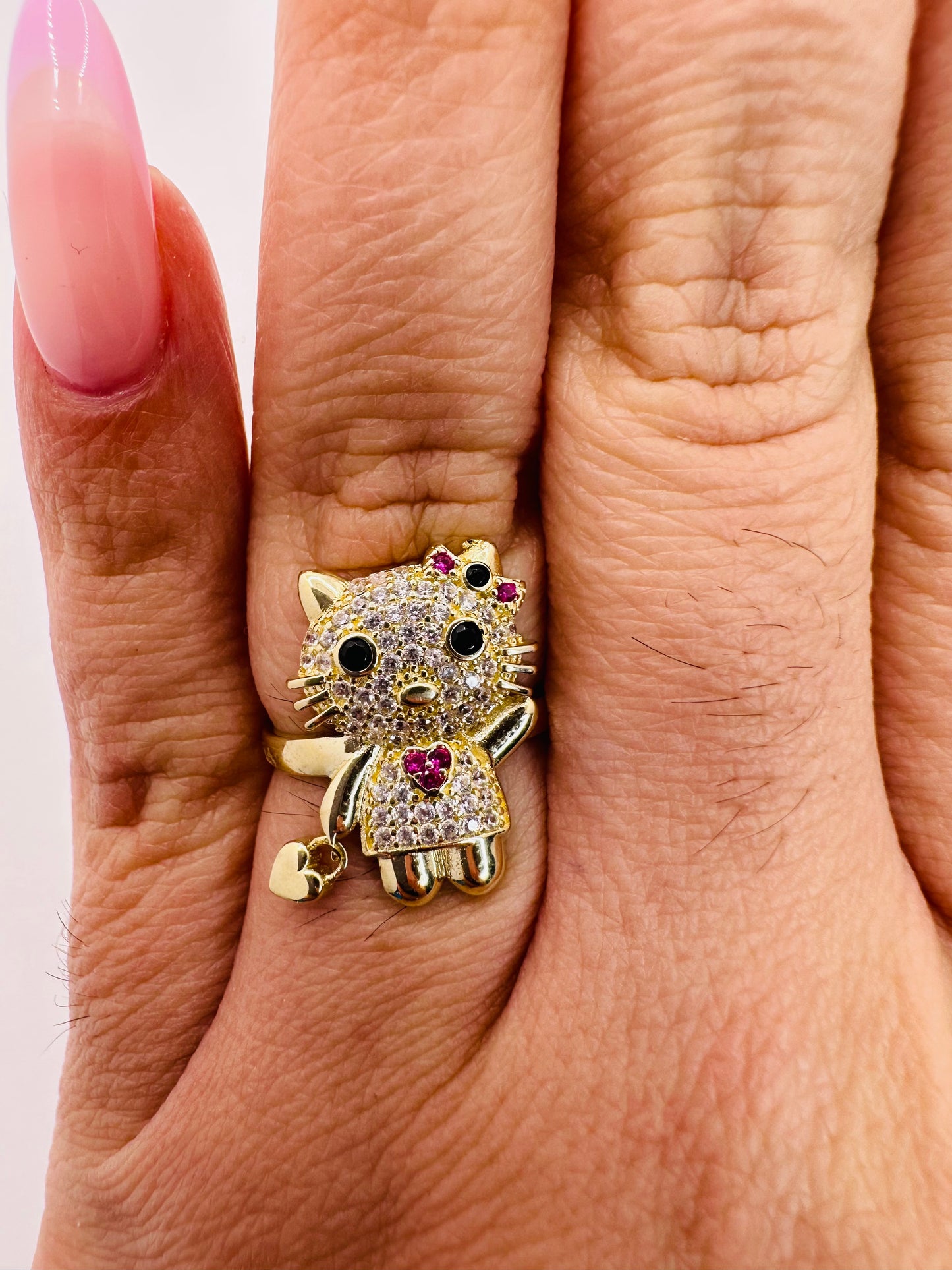 Anillo kitty 10 k