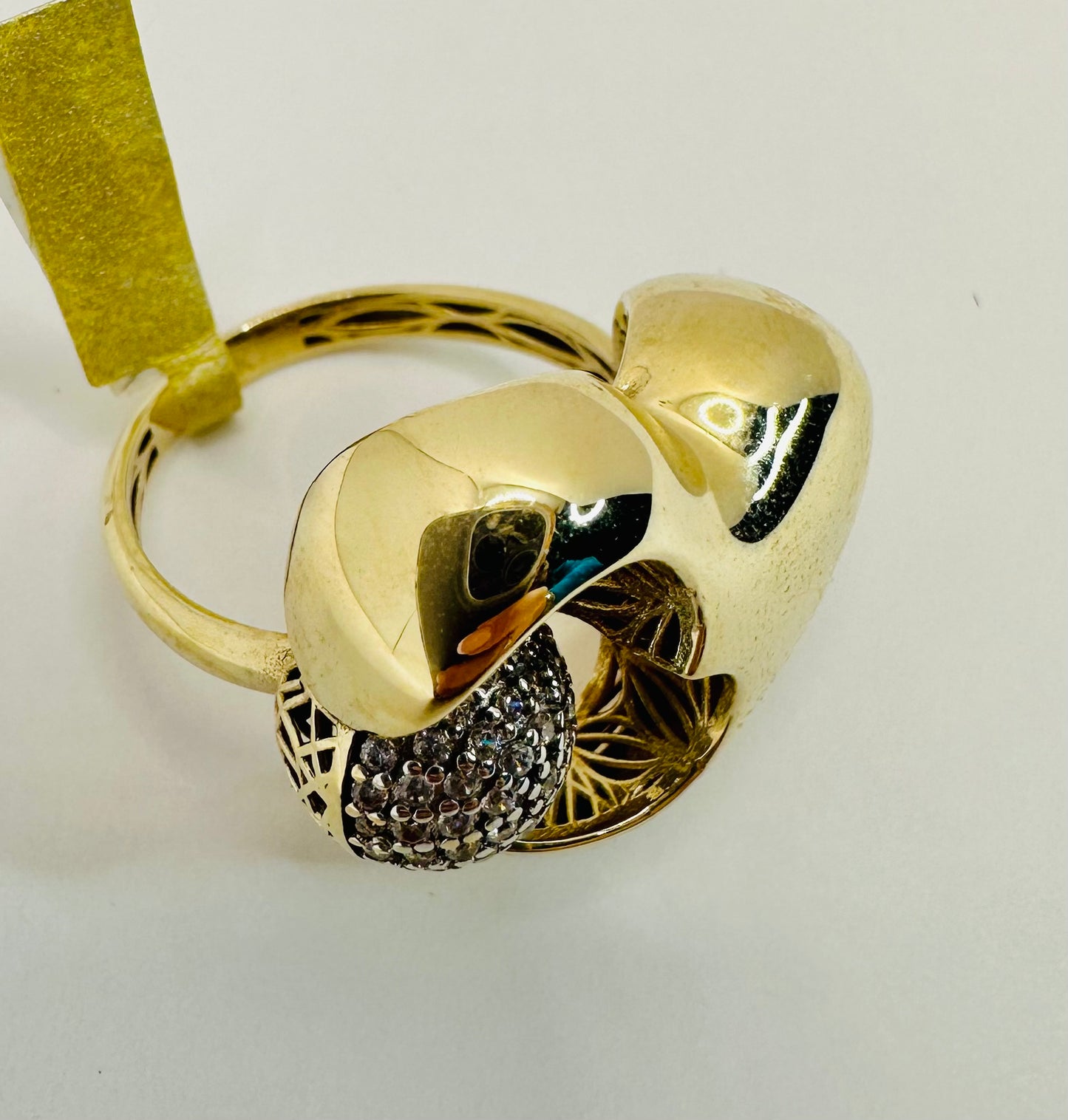 Anillo corazón 10 k